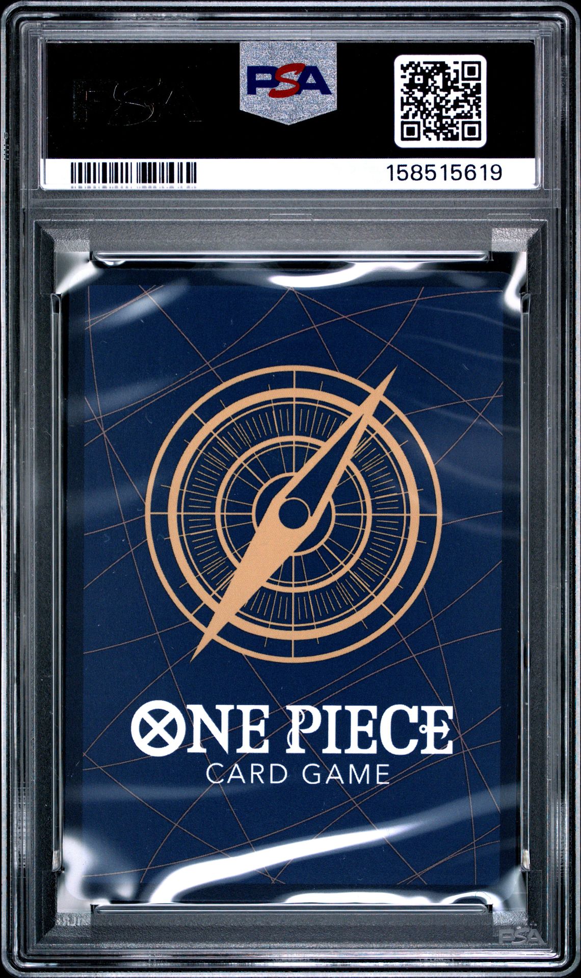 2023 One Piece Op05-Awakening Of The New Era Monkey D. Luffy #012 (1St Anniversary) Gem Mt 10 back