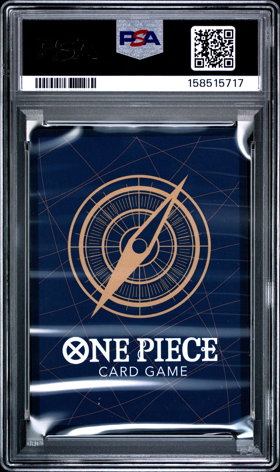 2025 One Piece Promos Monkey D. Luffy #109 (Illustration Box Vol.3) Gem Mt 10 back view - PSA certificate #158515717
