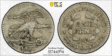 1837 NY 1C HT-268, Feuchtwanger's N1