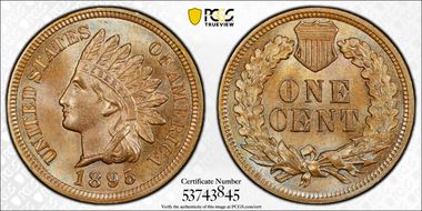 1895 1C MS66BN