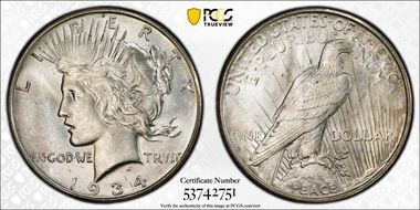 1934-D $1 MS64