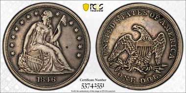 1846 $1 VF35