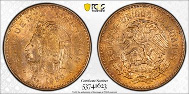 1959-Mo 50C KM-450 MS64RB