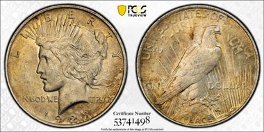 1923 $1 MS62