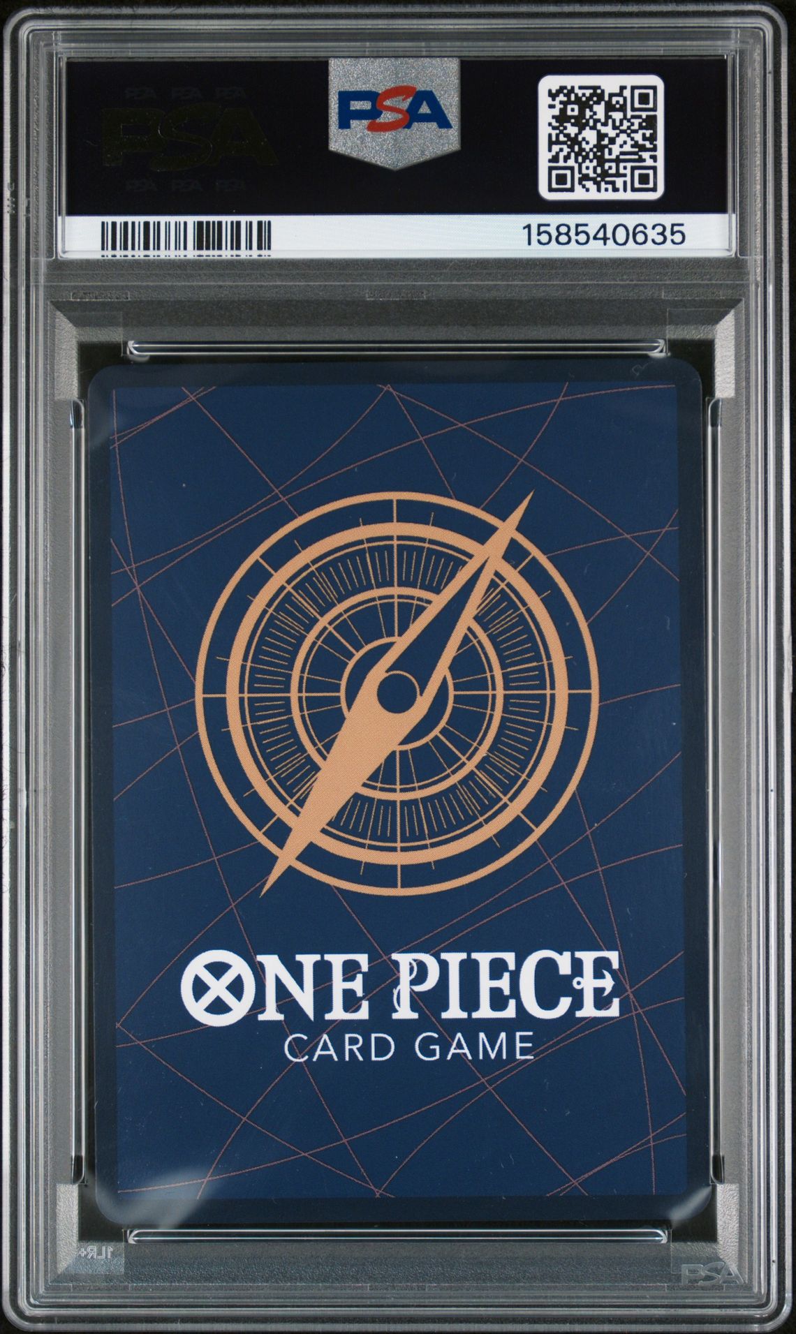 2025 One Piece Op11-A Fist Of Divine Speed Monkey D. Luffy #118 (Manga Alternate Art) Gem Mt 10 back