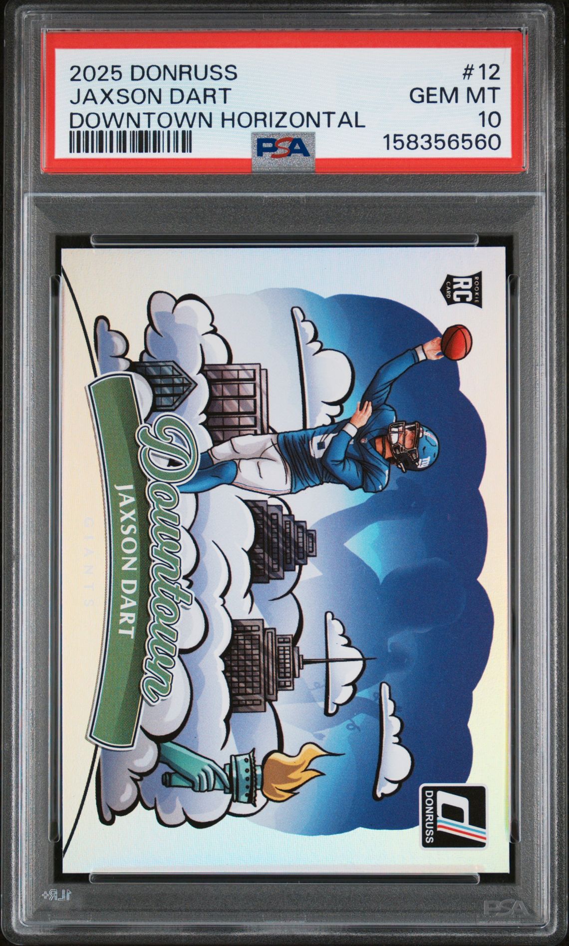 2025 Panini PANINI DONRUSS DOWNTOWN HORIZONTAL #12 Jaxson Dart front