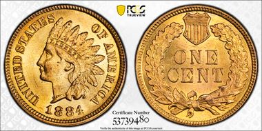 1884 1C MS66RD