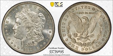 1879-S $1 Reverse of 1878 MS63