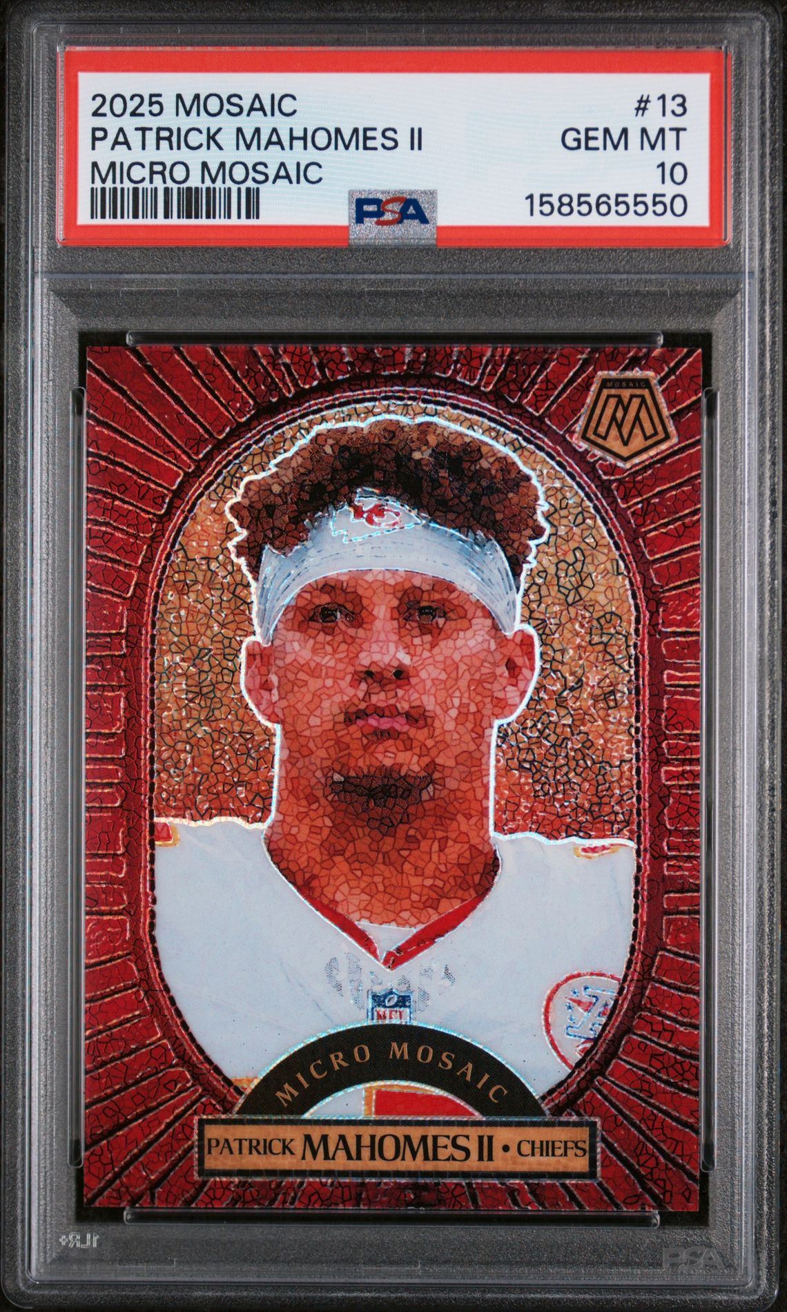 MAHOMES PANINI MOSAIC MICRO MOSAIC 2025