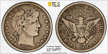 1896-O 50C VF20
