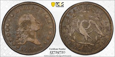 1794 50C VF35