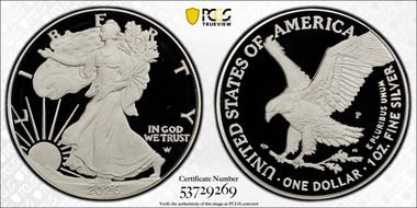 2026-P $1 Silver Eagle Congratulations Set PR70DCAM