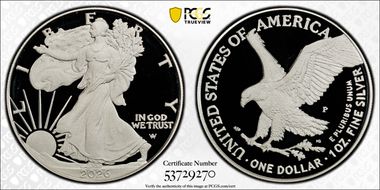 2026-P $1 Silver Eagle Congratulations Set PR70DCAM