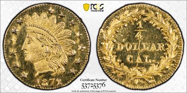 1872/1 G25C BG-869 MS65PL