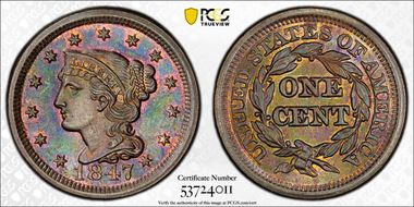1847 1C MS66BN