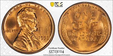 1958 1C MS67RD