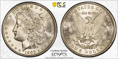 1903 $1 MS66