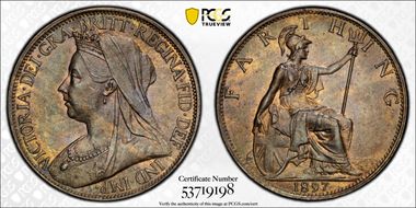 1897 1/4D S-3963 MS64BN