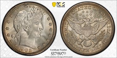 1902-O 25C MS66