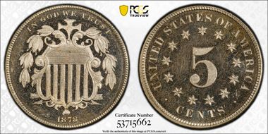 1878 5C PR65CAM