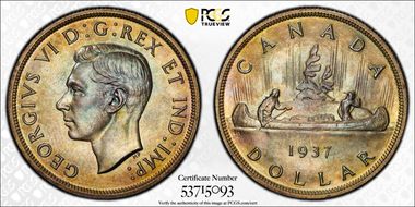 1937 S$1 Matte SP66