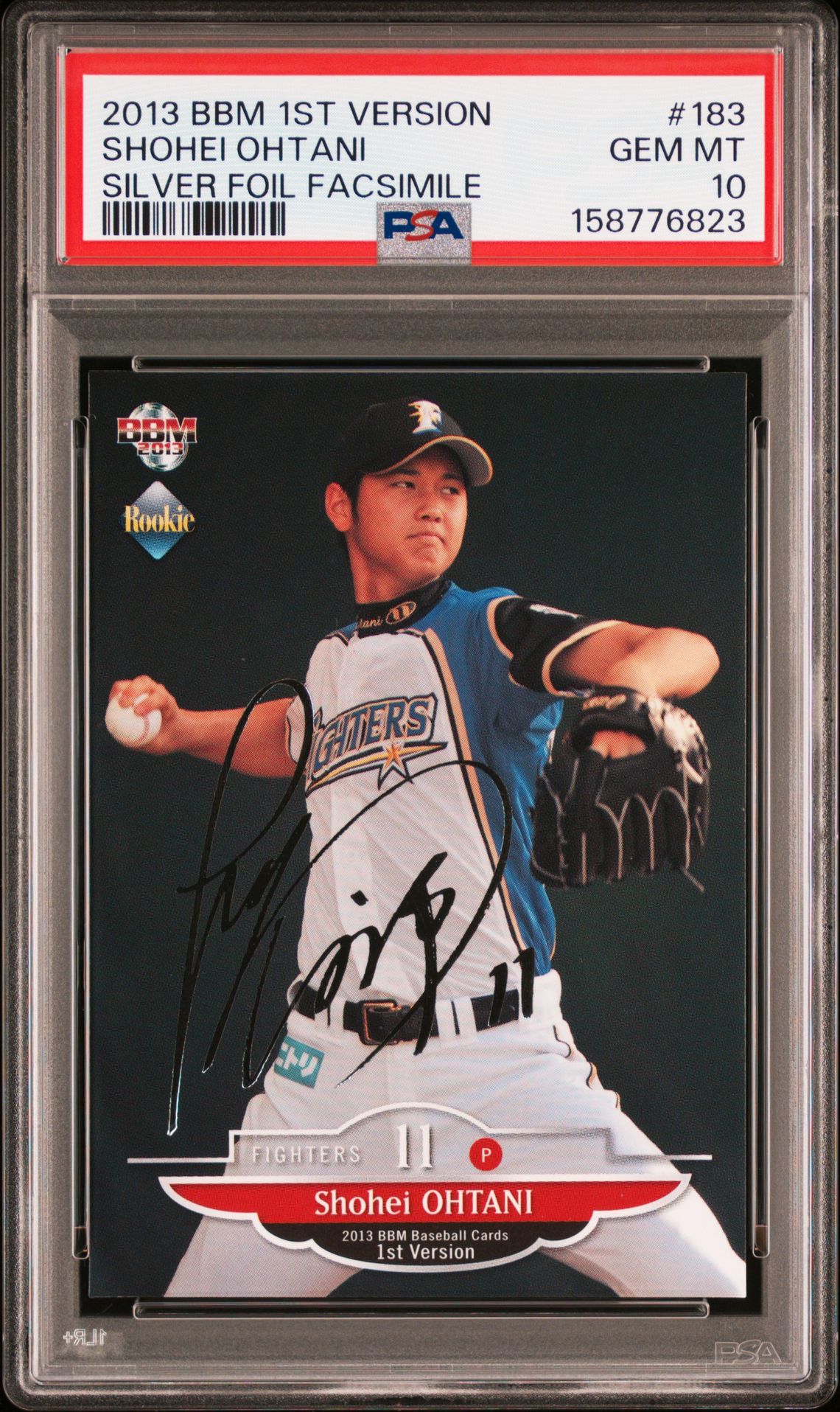 2013 BBM Bbm 1St Version Silver #183 Shohei Ohtani front