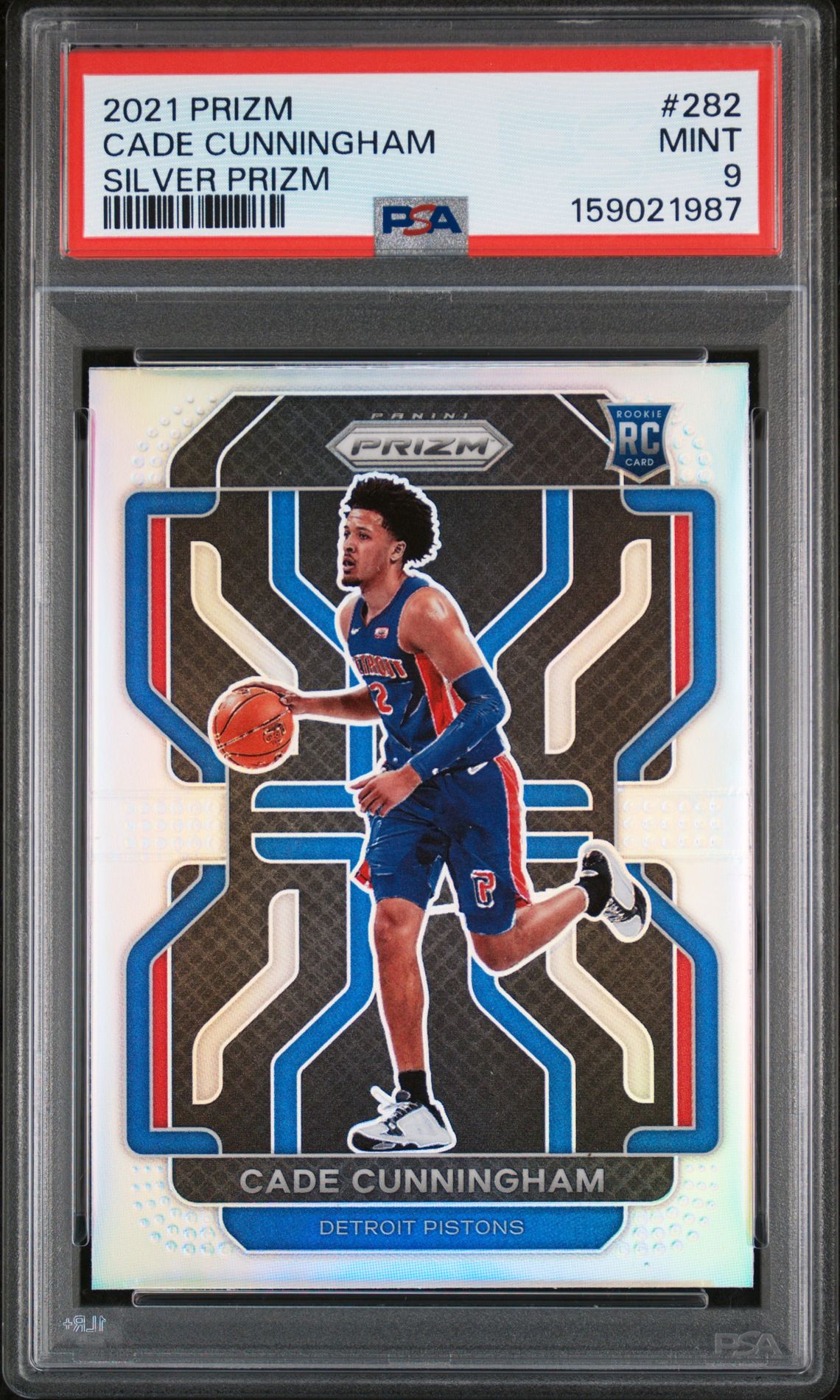 2021 Panini Prizm Cade Cunningham #282 (Silver Prizm) Mint 9 front