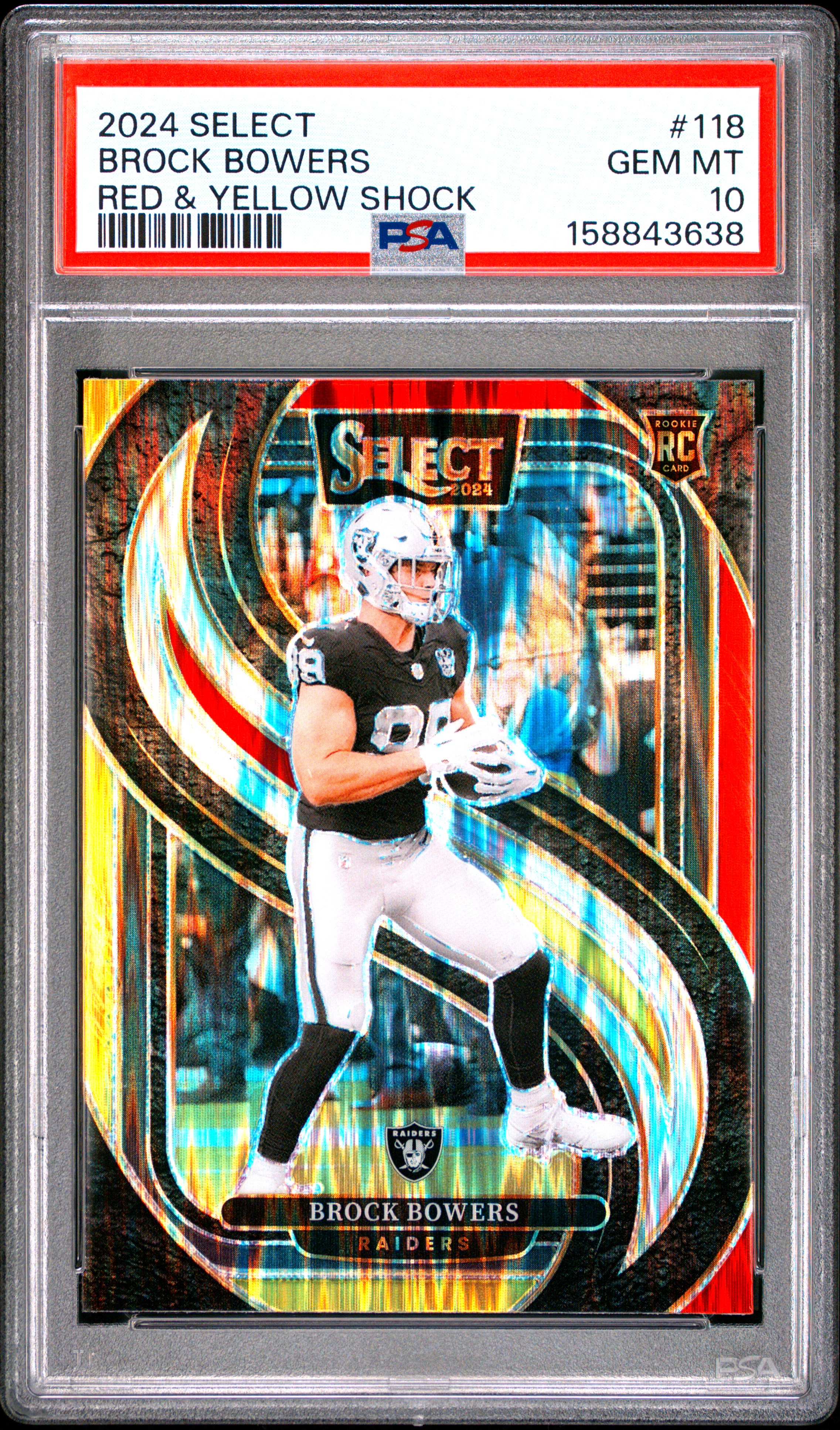 2024 #118 Brock Bowers PSA 10 Panini Select