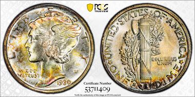 1930-S 10C MS67+ FB