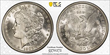 1903 $1 MS67