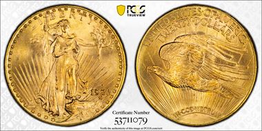 1923-D $20 MS67+