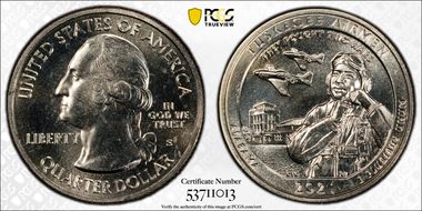 2021-S 25C Tuskegee Airmen NP MS65