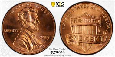 2019-D 1C Shield MS64RD