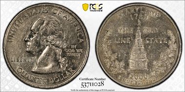 2000-D 25C Maryland AU53