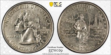 2003-D 25C Illinois AU53