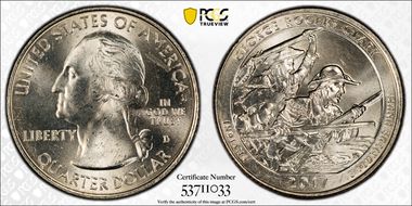 2017-D 25C George Rogers Clark NP MS65