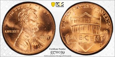 2017-D 1C Shield MS65RD