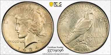 1934 $1 AU55