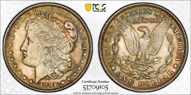 1896 $1 MS63