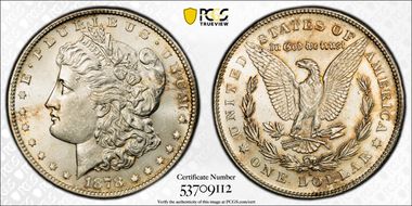 1878-S $1 MS62