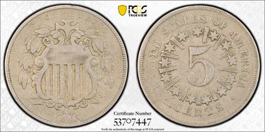 1866 5C VF20