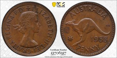 1955 (m) 1D MS63BN