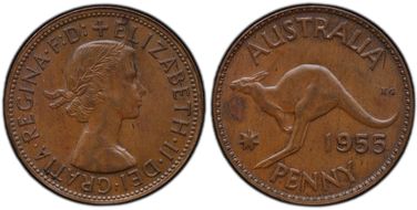1955 (m) 1D MS63BN