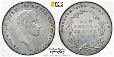 1815-A Thaler KM-387 N1