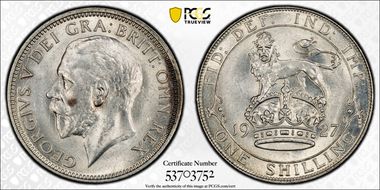 1927 Shil S-4033 Mod Effigy MS63