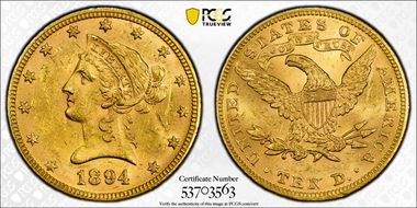 1894 $10 MS61