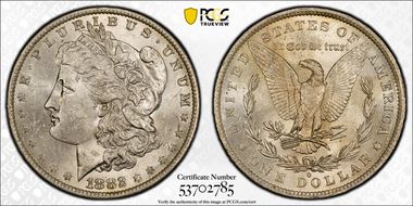 1882-O $1 MS62