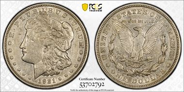 1921-D $1 XF45
