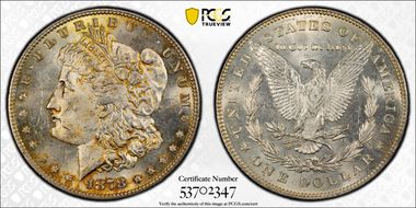 1878 7TF $1 VAM 83, High 1 MS63