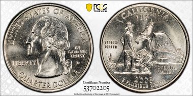 2005-D 25C California MS64